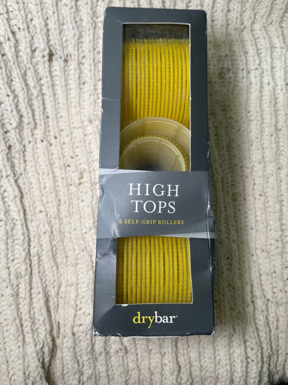 Drybar High Tops Self-Grip Rollers in Mustard
